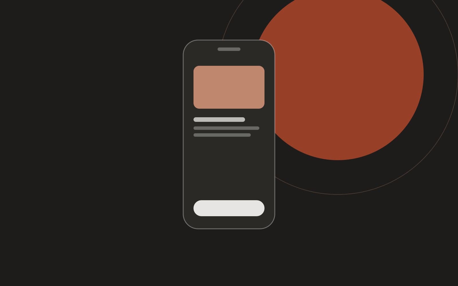 Abstract placeholder artwork for the example mobile app project